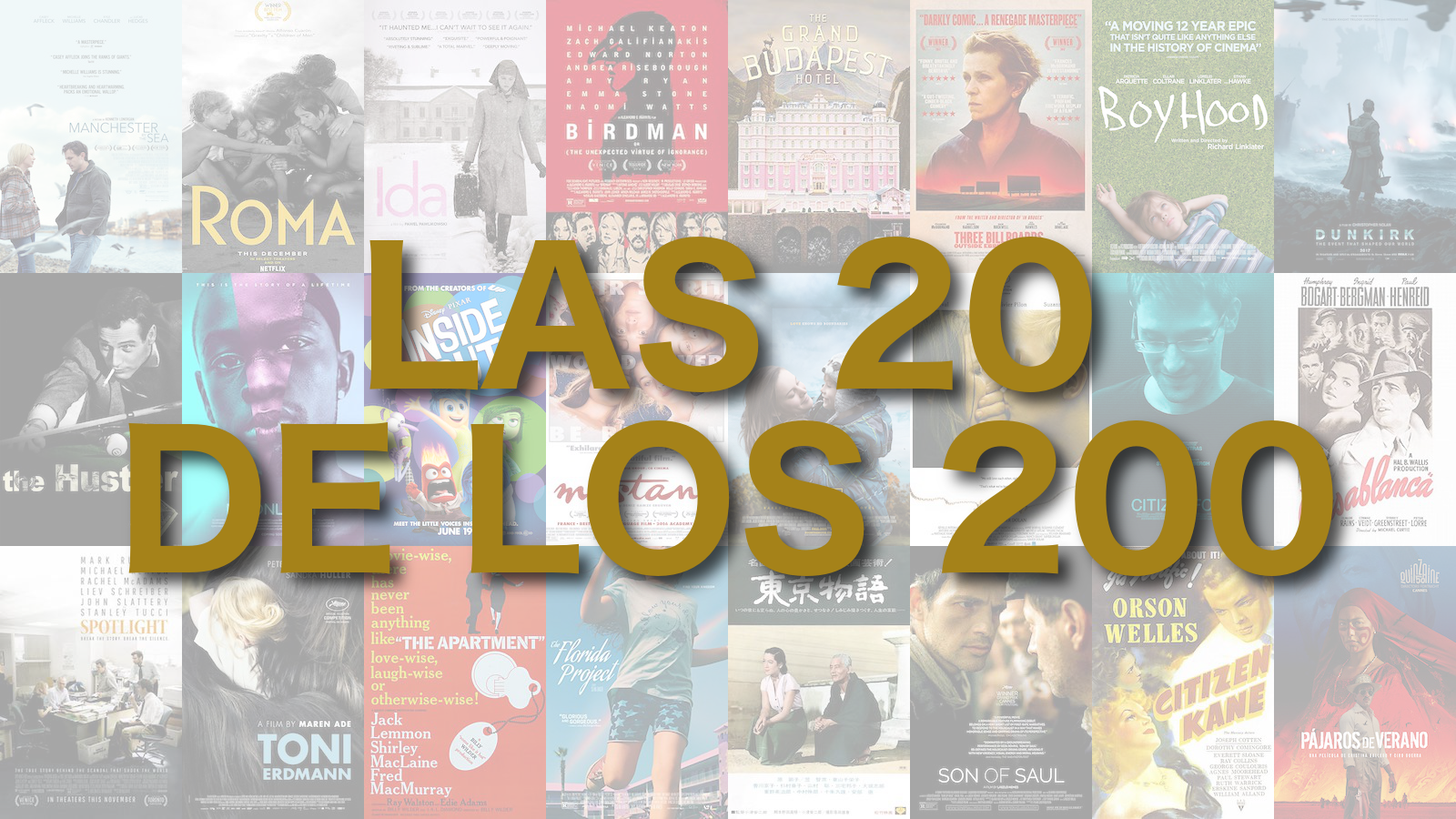 Las 20 de los 200
